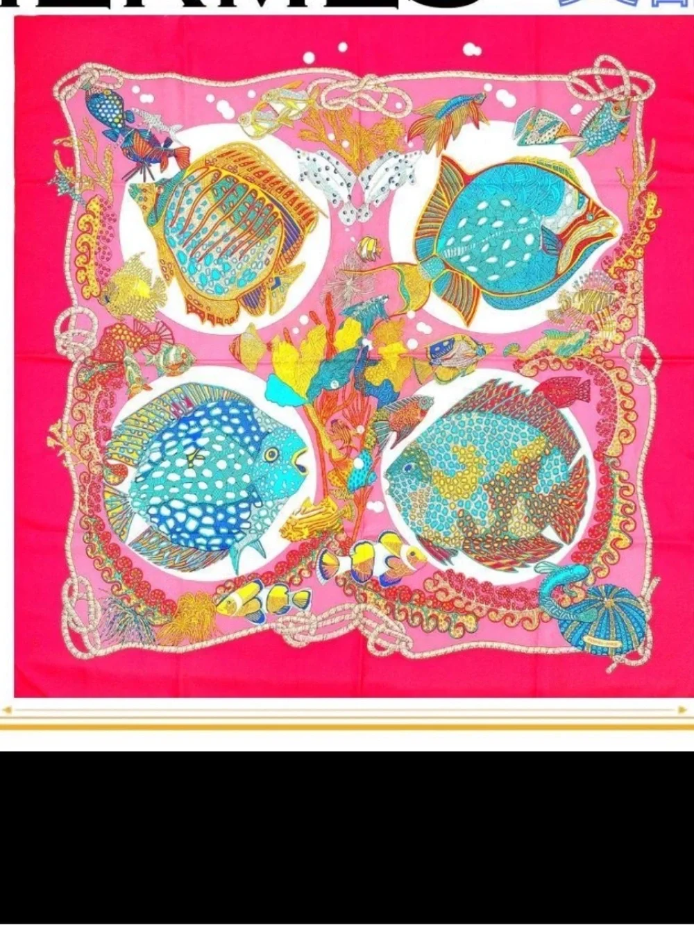 Hermes vibrant silk